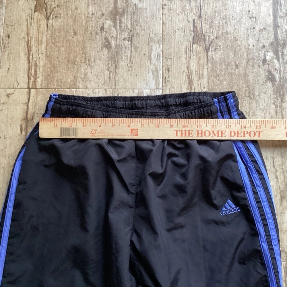 ADIDAS Windbreaker Track Running Pants Black Mesh Lined Men’s Medium - Picture 4 of 6
